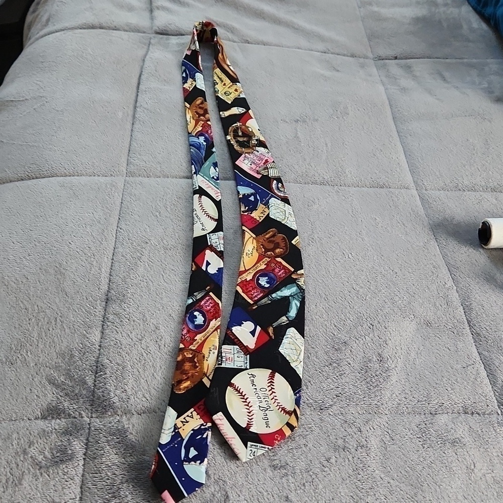 Baseball Theme Tie